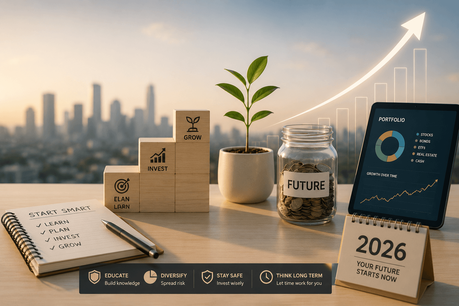 Smart Investments for Beginners in 2026 (Simple Guide to Start Safely)